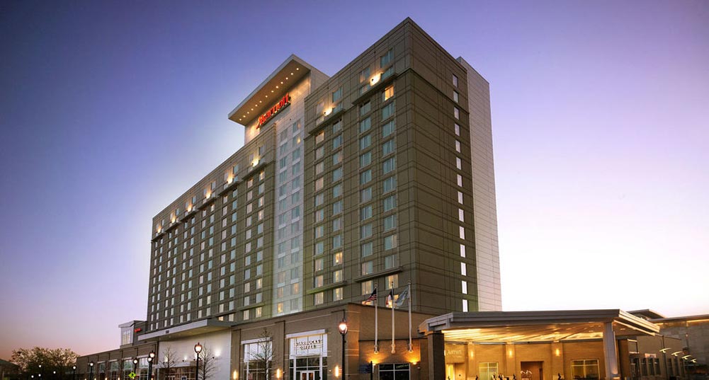 the Marriott City Center hotel